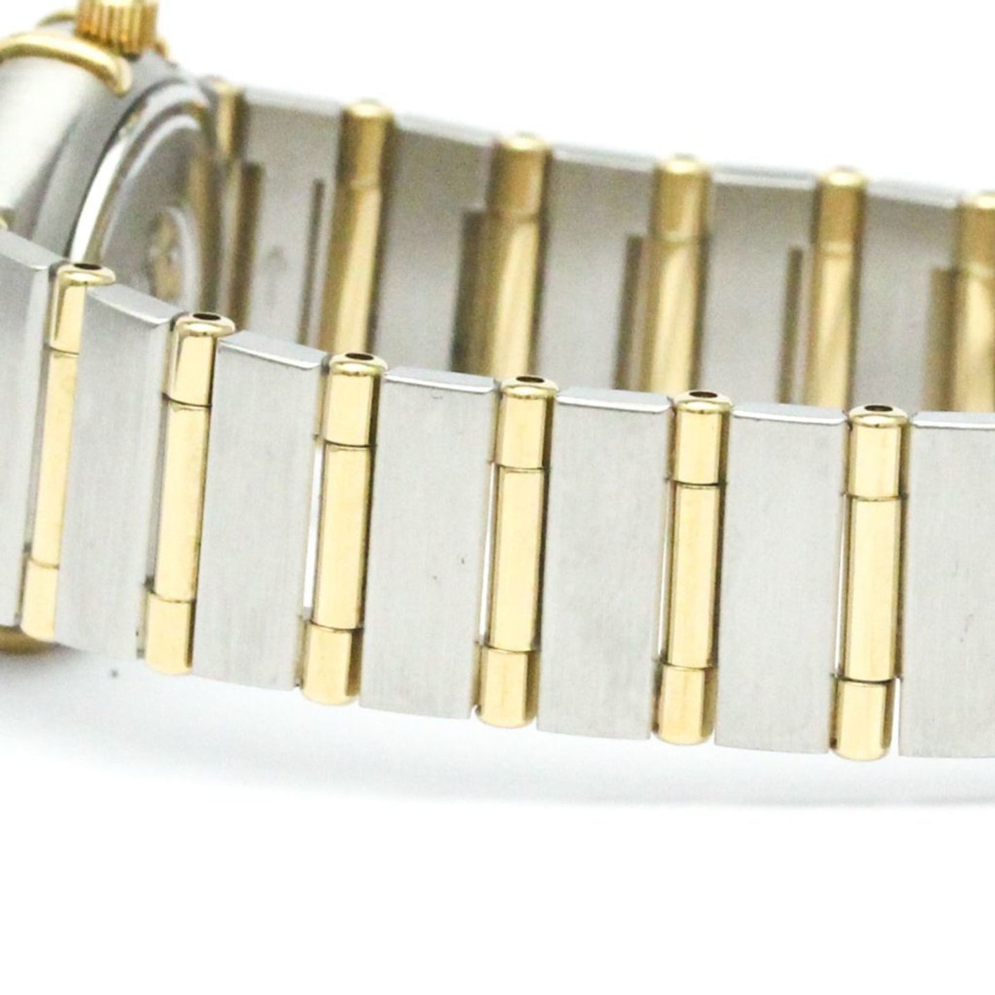 Omega Constellation Diamond 18K Gold Steel Watch