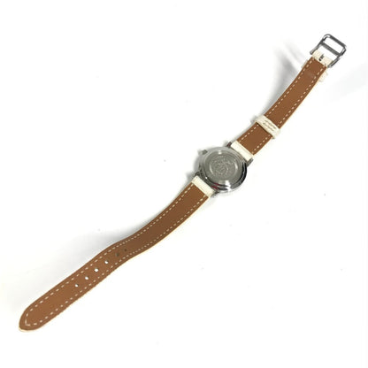 Hermes Cl4.230 Clipper Nacle 12-Piece Diamond Women'S Watch With Leather Strap