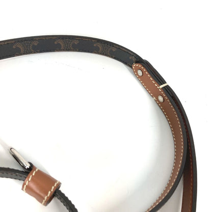 Celine 4M1582Eav.04Li Triomphe Dog Pet Dog Lead Tan Brown