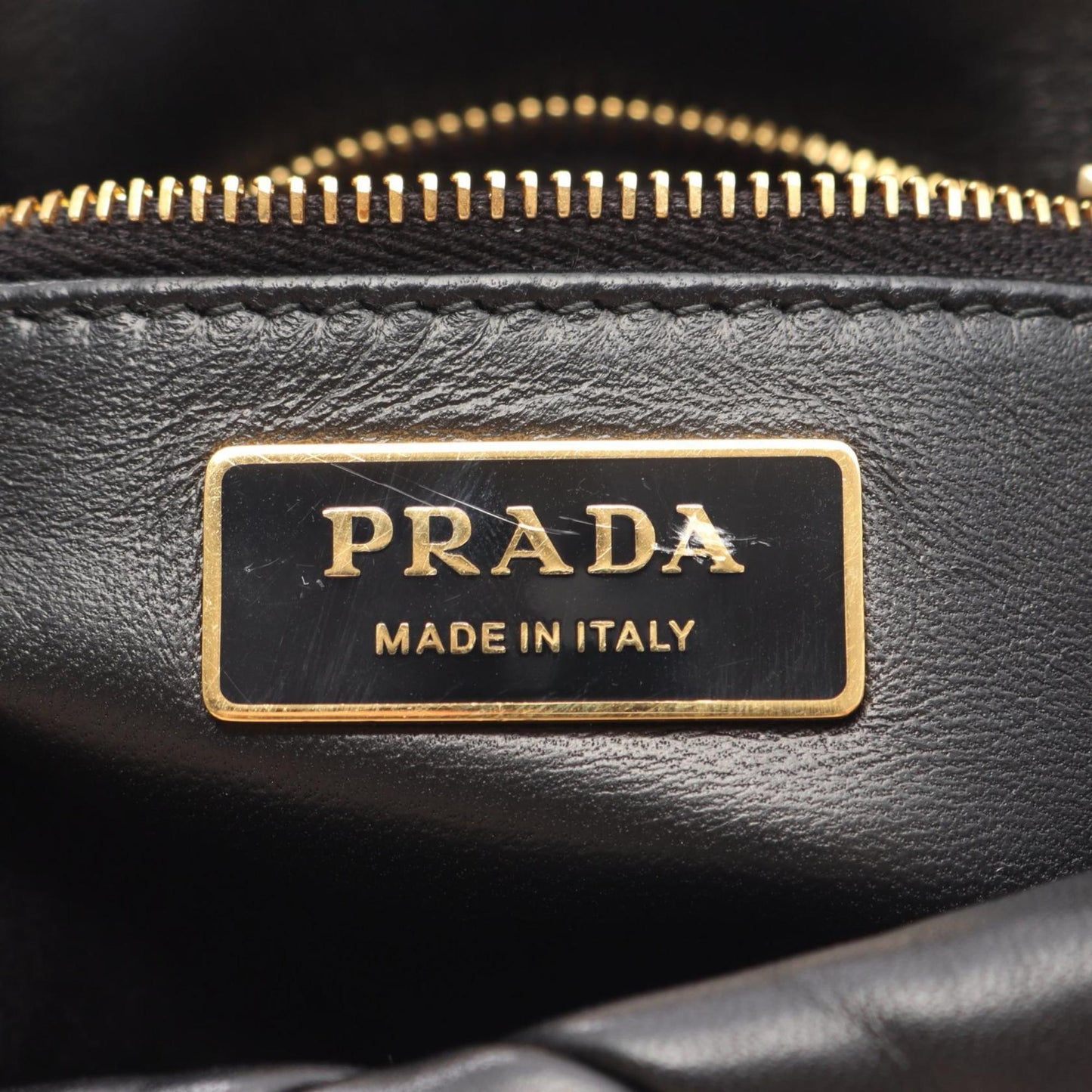 Prada System Nappa Patch Shoulder Bag