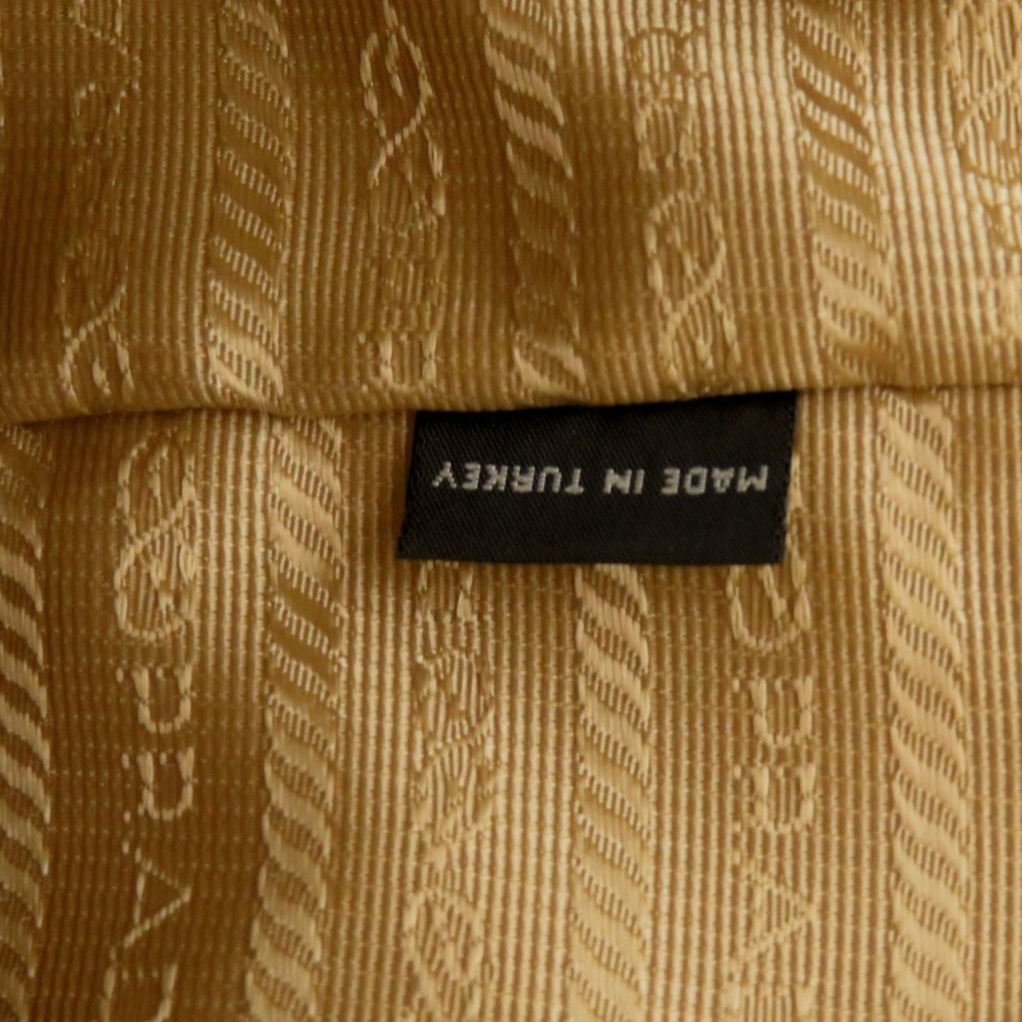 Like New Prada Logo Jacquard 1Ba172 Leather Corda Talc Beige White Shoulder Bag 0780 Prada