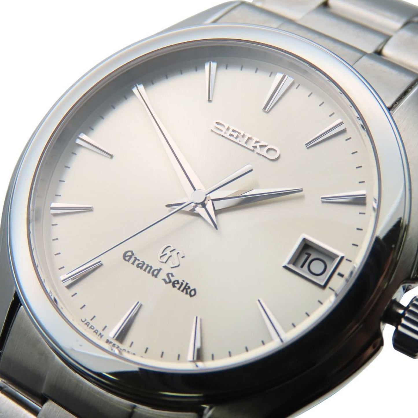 Seiko Grand 9F62-0A10 Stainless Steel Watch With Silver Dial