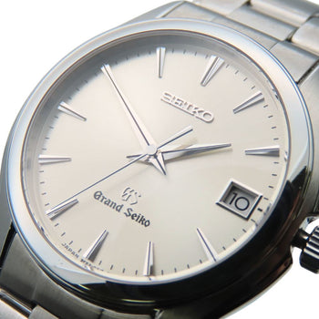 Seiko Grand 9F62-0A10 Stainless Steel Watch With Silver Dial