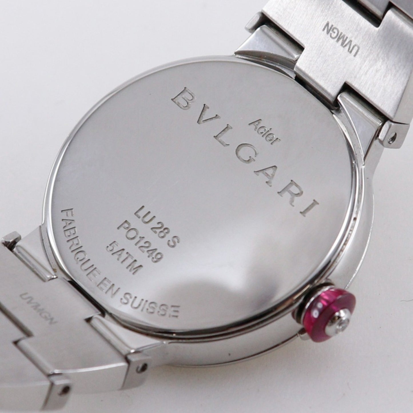 Bvlgari Le Chair Watch Lu28S/Lu28C6S Stainless Steel Quartz Analog Display