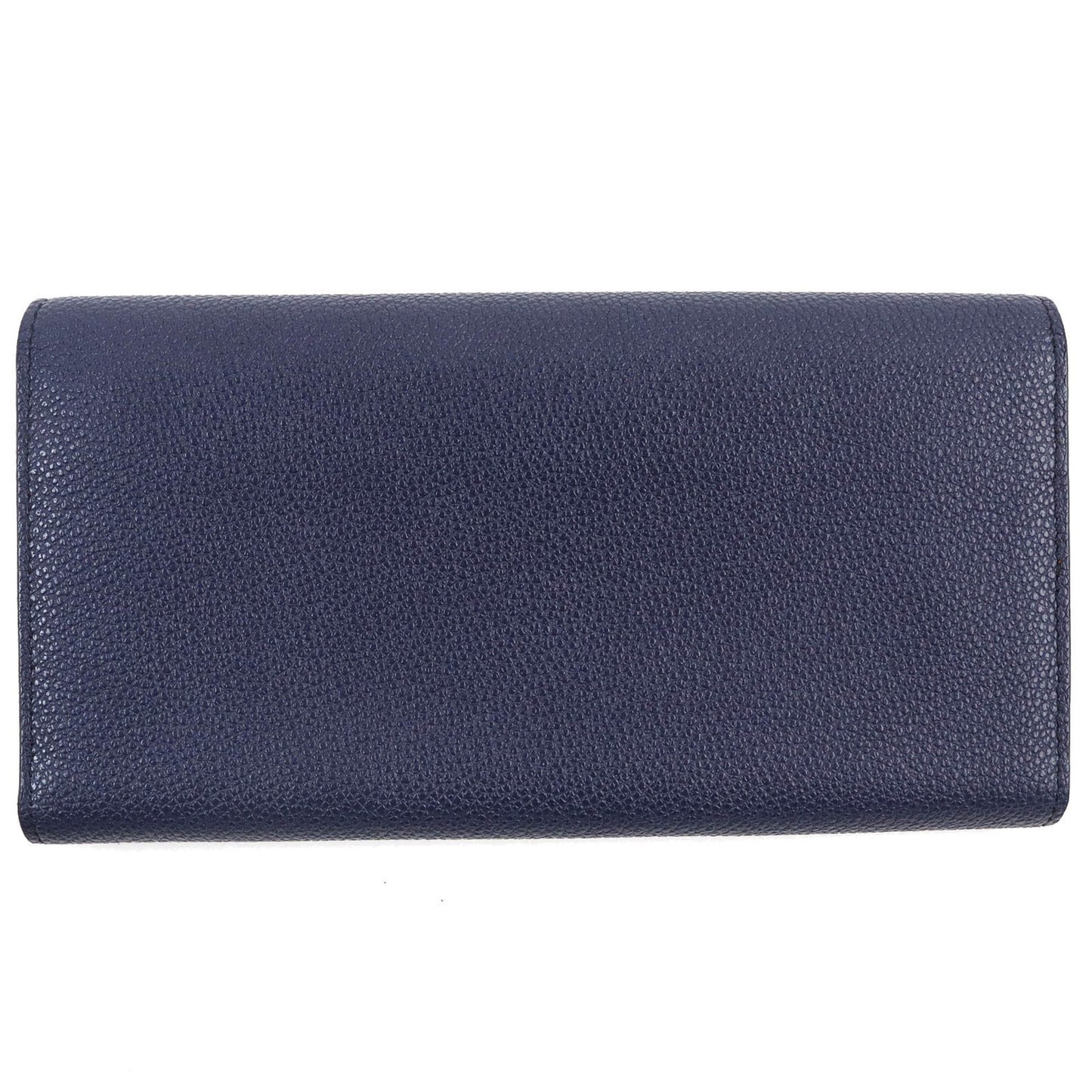 Tod'S Logo Tri-Fold Leather Long Wallet