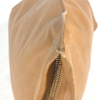 Bottega Veneta 607964 Bag Pouch Clutch Bag Hand Bag Camel Brown