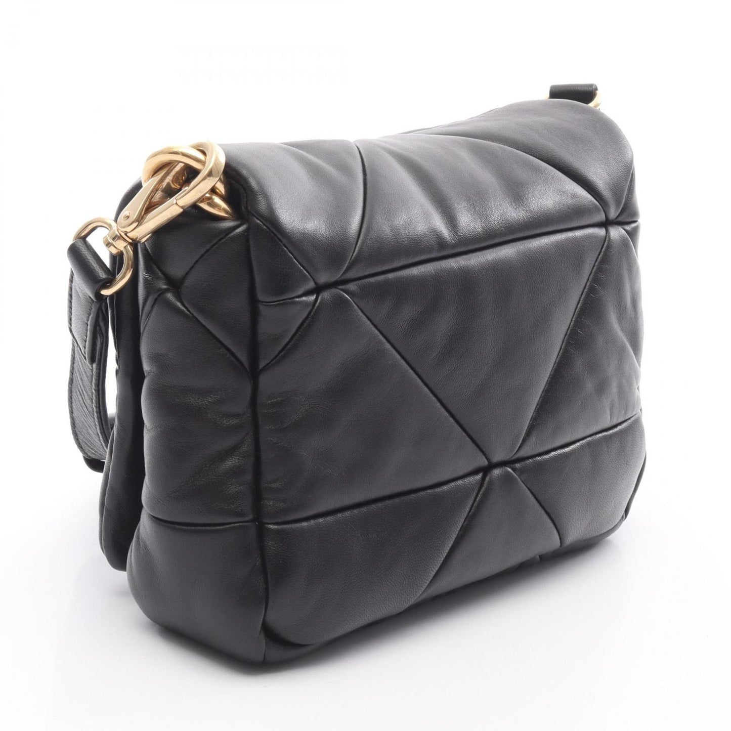 Prada System Nappa Patch Shoulder Bag