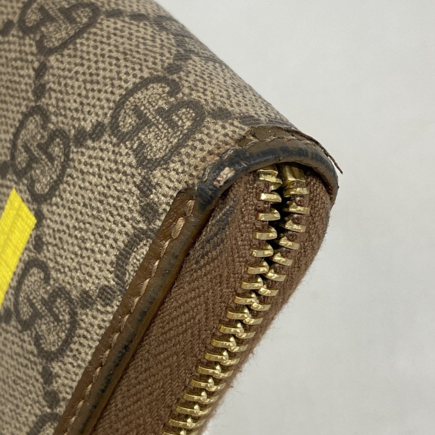 Gucci Gg Supreme Long Wallet 636169 Brown Multicolor