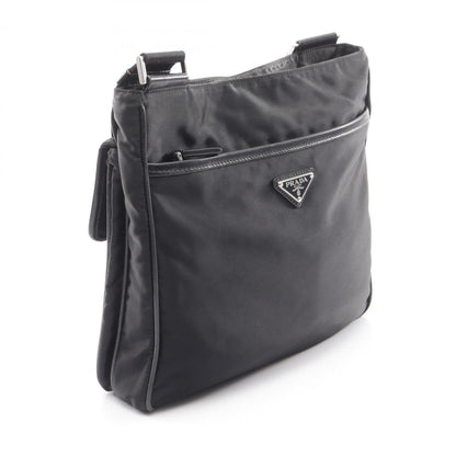 Prada Tessuto + Saffi Shoulder Bag In Nylon And Saffiano Leather