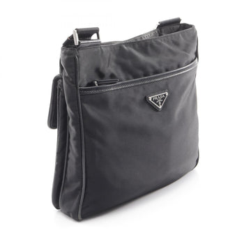 Prada Tessuto + Saffi Shoulder Bag In Nylon And Saffiano Leather