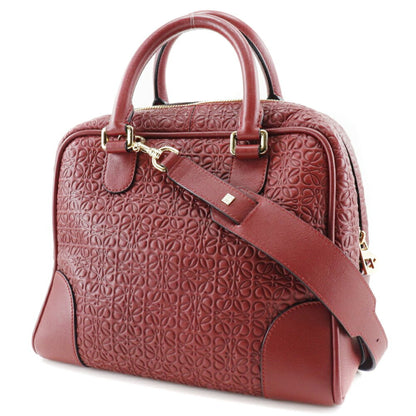 Loewe Amazona 75 Repeat Anagram 2Way Shoulder Calf Red