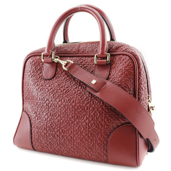 Loewe Amazona 75 Repeat Anagram 2Way Shoulder Calf Red