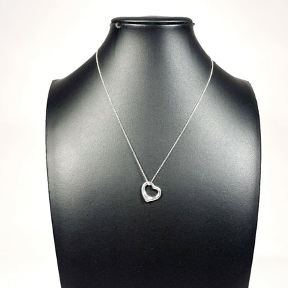 Tiffany & Co. Tiffany Heart Elsa Peretti Necklace In 925 Sterling Silver