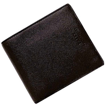 Bally Bi-Fold Wallet Ec-22731 Brown 6172021001 Unused Leather Bally Grain Folding Compact