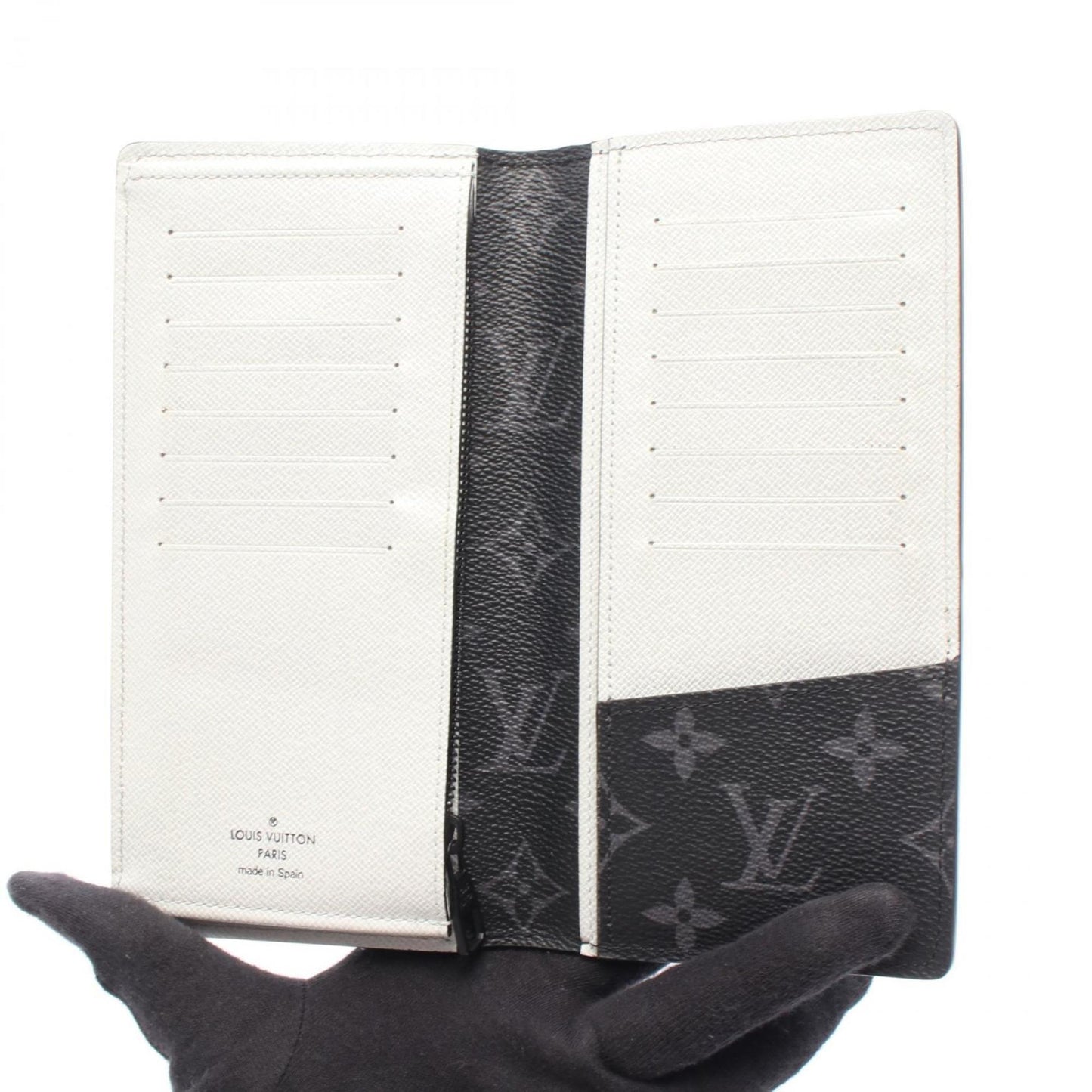 Louis Vuitton Portefeuille Brazza Bifold Long Wallet In Leather And Coated Canvas With Monogram