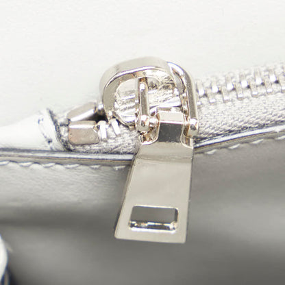 Prada Studded Crossbody Shoulder Bag In Gray Leather