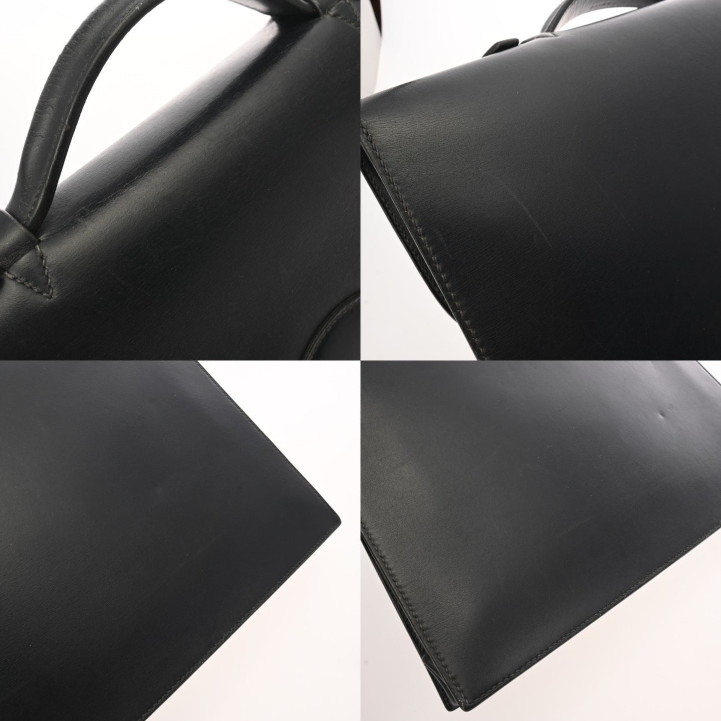 Hermes Sac A Depeche 34 Blue Indigo C Stamp (Circa 1999)