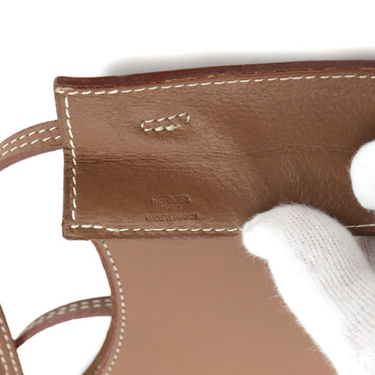 Hermes Herms Onimaitou Shoulder Bag Pochette Evercolor Brown