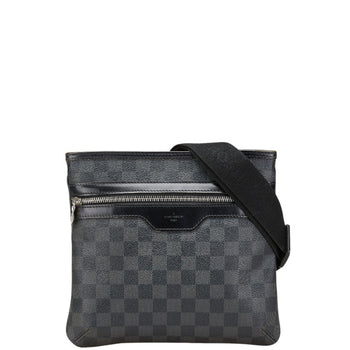 Louis Vuitton Damier Graphite Thomas Crossbody Shoulder Bag N58028 Black Leather