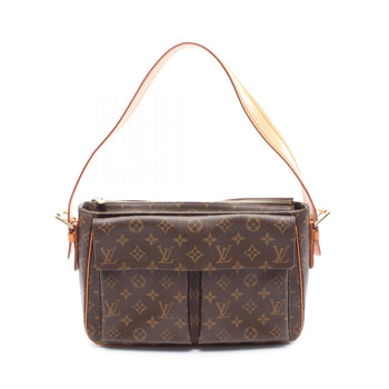 Louis Vuitton Viva Cite Gm Monogram Shoulder Bag Coated Canvas Leather