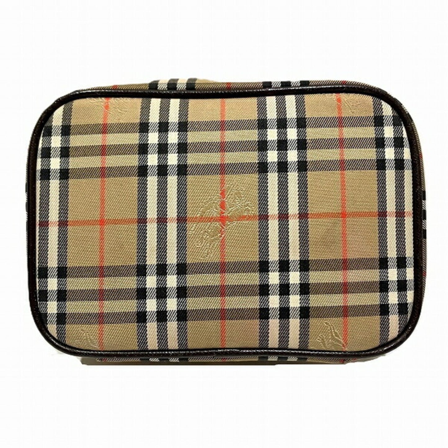 Burberry Nova Check Pouch Vanity Bag Handbag