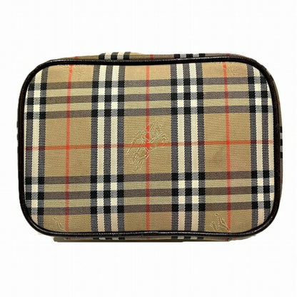Burberry Nova Check Pouch Vanity Bag Handbag