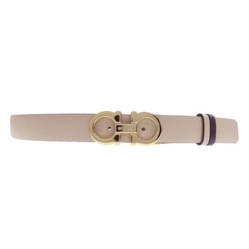 Salvatore Ferragamo Gancini Hardware Leather Belt