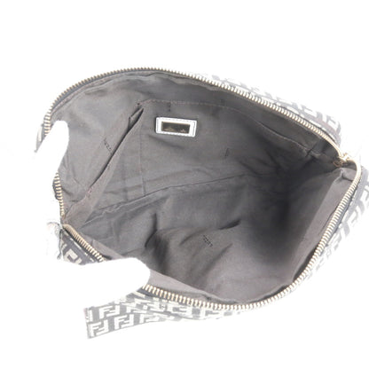 Fendi Zucchino Ff Mamma Leather Shoulder Bag With Hologram Seal