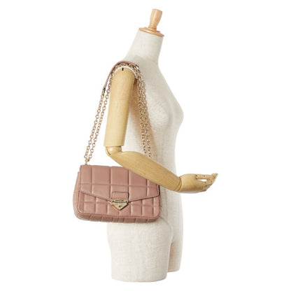 Michael Kors Chain Shoulder Bag 30H0G1Sl1T Beige Leather