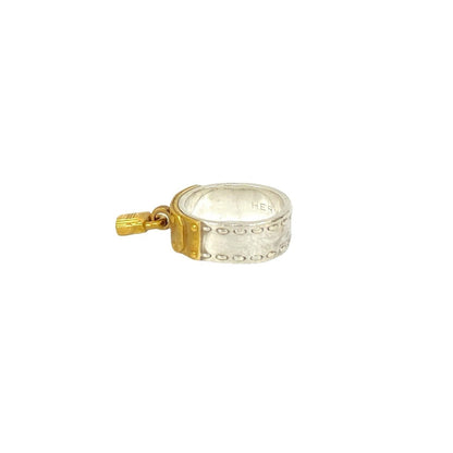 Hermes Kelly Ring With Cadena Motif