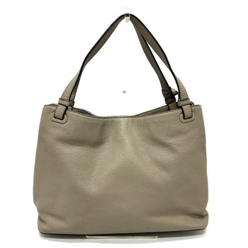 Tory Burch Logo Tote Bag Handbag Shoulder Leather