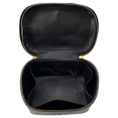 Chanel Vanity Bag Coco Mark Caviar Skin A06238 Chanel Hand 2Way Shoulder Black