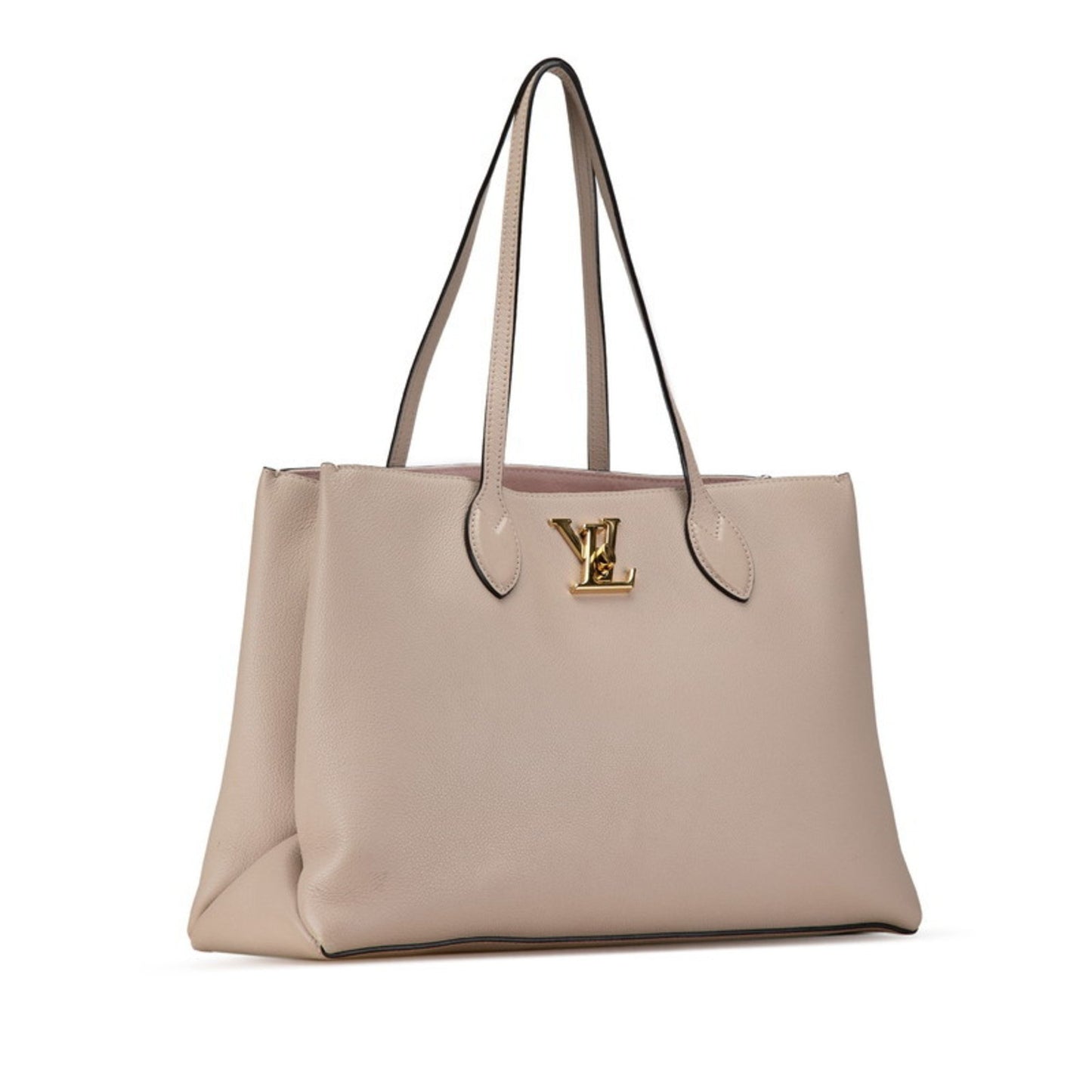 Louis Vuitton Rock Me Tote Bag Shoulder M57346 Greige Leather