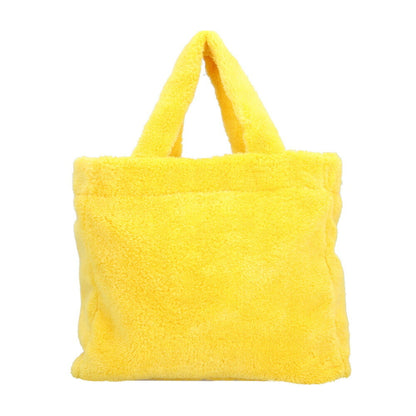 Prada Terry Tote Bag Pile 1Bg130 Yellow