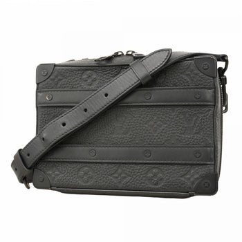 Louis Vuitton Taurillon Soft Handle Trunk M59163 Black 2-Way Bag