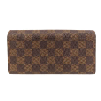 Louis Vuitton N63209 Portefeuille Sarah Long Wallet In Damier Canvas