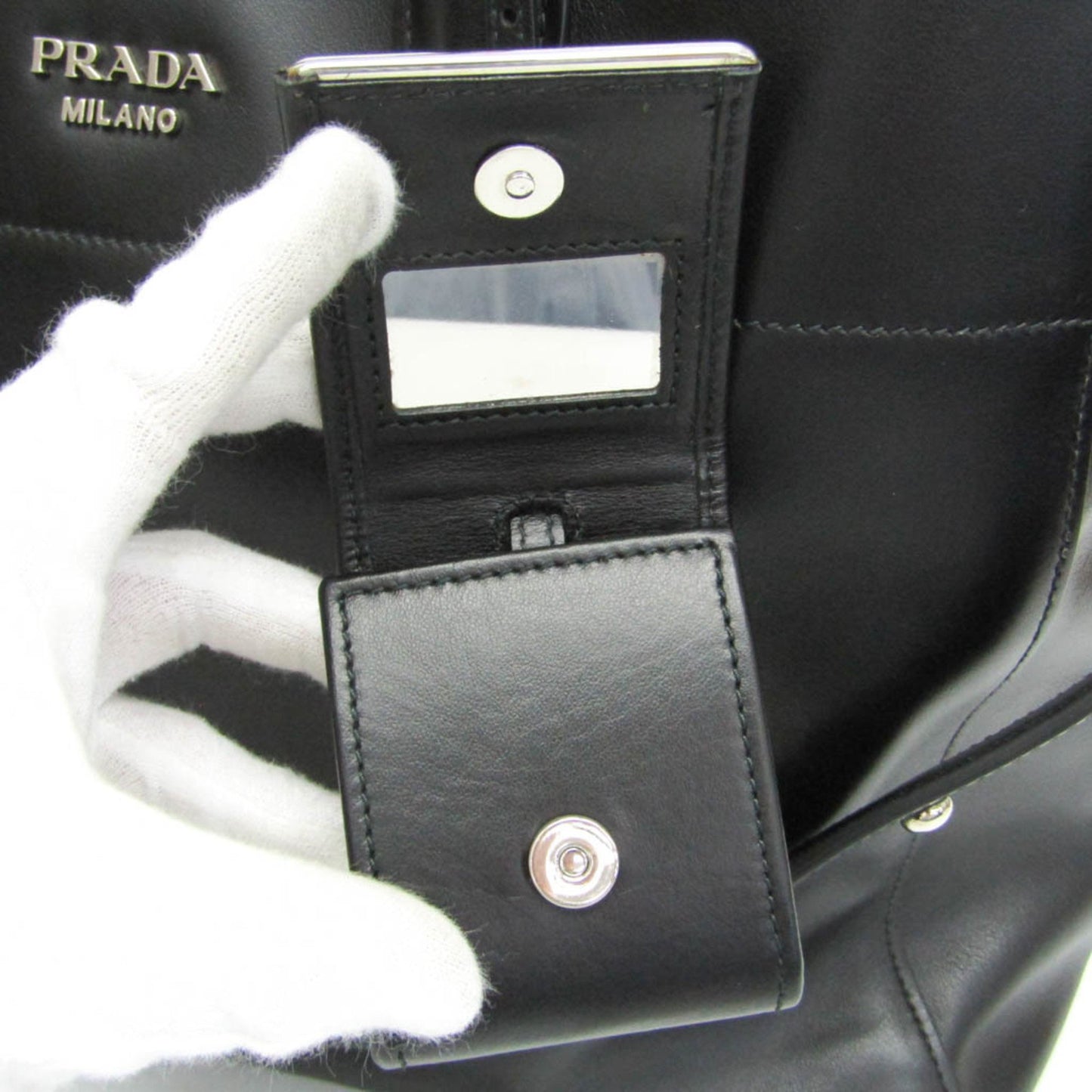 Prada City Calf 1Bg041 Women'S Leather Handbag