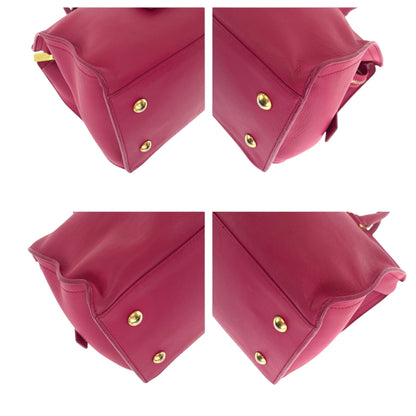 Yves Saint Laurent Saint Laurent Paris Saint Laurent Paris Petit Cabas Y-Line Fuchsia Pink Gold