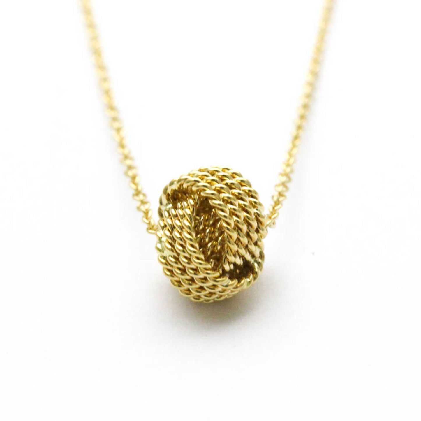 Tiffany Somerset Knot Twist Necklace Yellow Gold (18K) No Stone Men