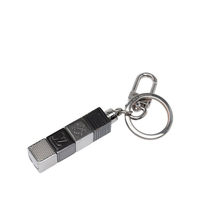 Louis Vuitton Porte-Cls Cube Charm Keychain Bag M67142 Silver Metal