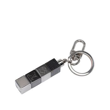 Louis Vuitton Porte-Cls Cube Charm Keychain Bag M67142 Silver Metal