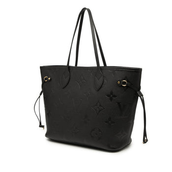 Louis Vuitton Monogram Empreinte Neverfull Mm Tote Bag/Shoulder Bag M45685 Noir Black Leather