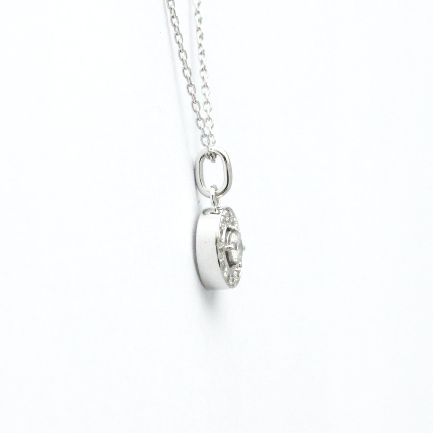 Vendome Aoyama Circle Diamond Necklace White Gold (18K) Diamond Men