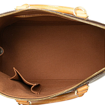 Louis Vuitton Monogram Alma Pm Handbag M51130 Brown Leather