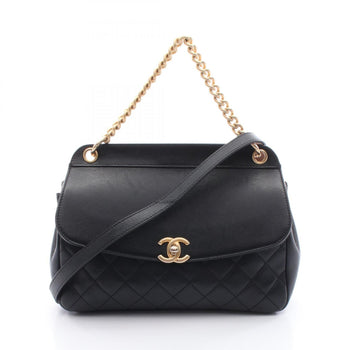 Chanel Matelasse Shoulder Bag Leather