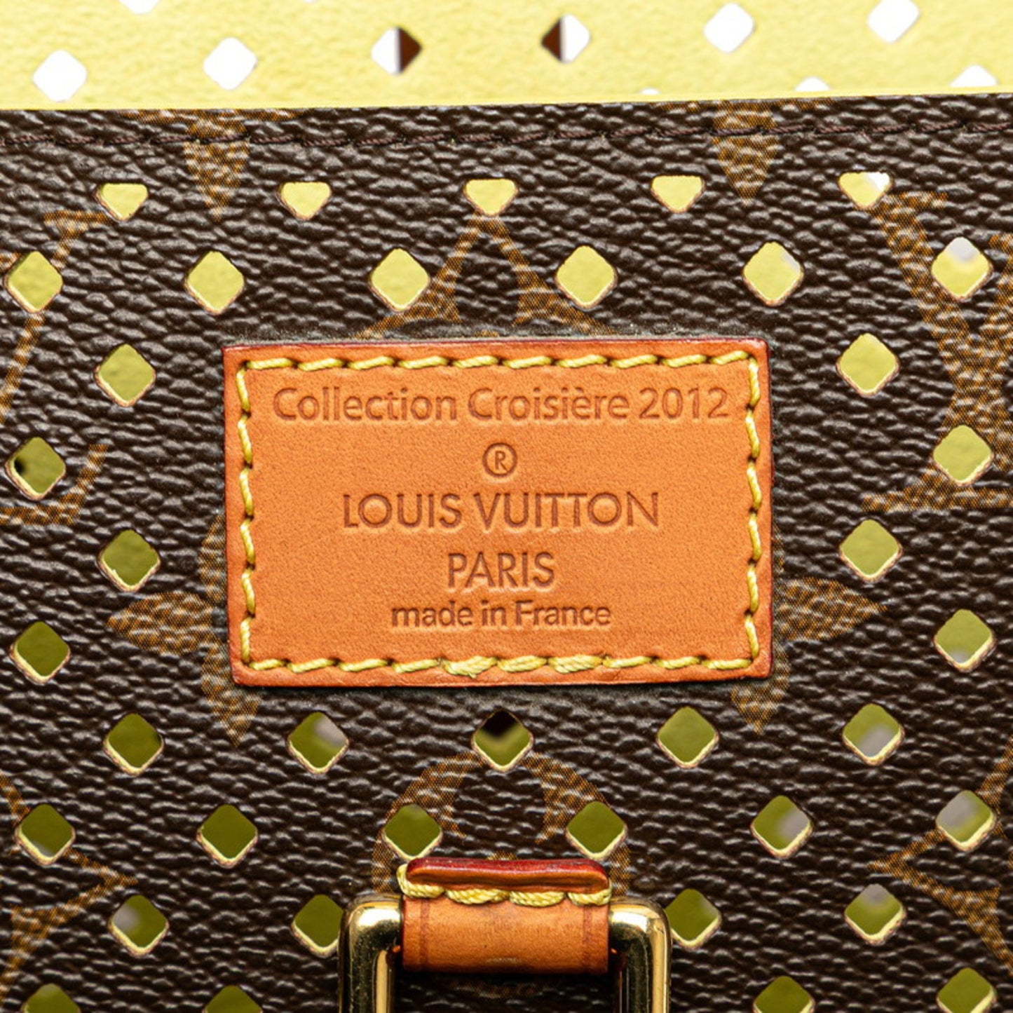 Louis Vuitton Monogram Perfor Flore Chantilly Shoulder Bag M94086 Brown