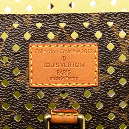 Louis Vuitton Monogram Perfor Flore Chantilly Shoulder Bag M94086 Brown