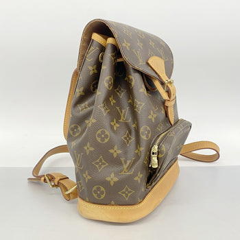 Louis Vuitton Monogram Montsouris Mm Backpack M51136 Brown