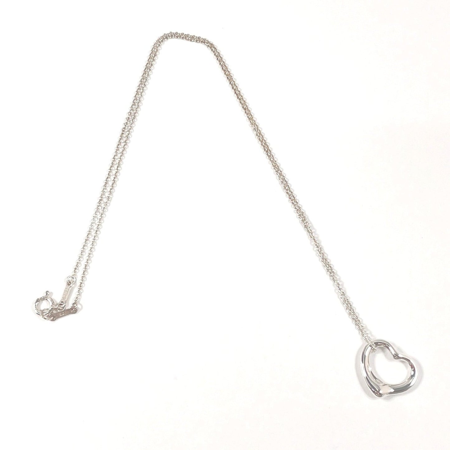 Tiffany & Co. Tiffany Heart Elsa Peretti Necklace In 925 Sterling Silver