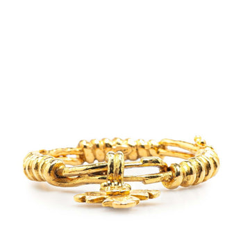 Vintage Chanel Coco Mark Cross Motif Bracelet
